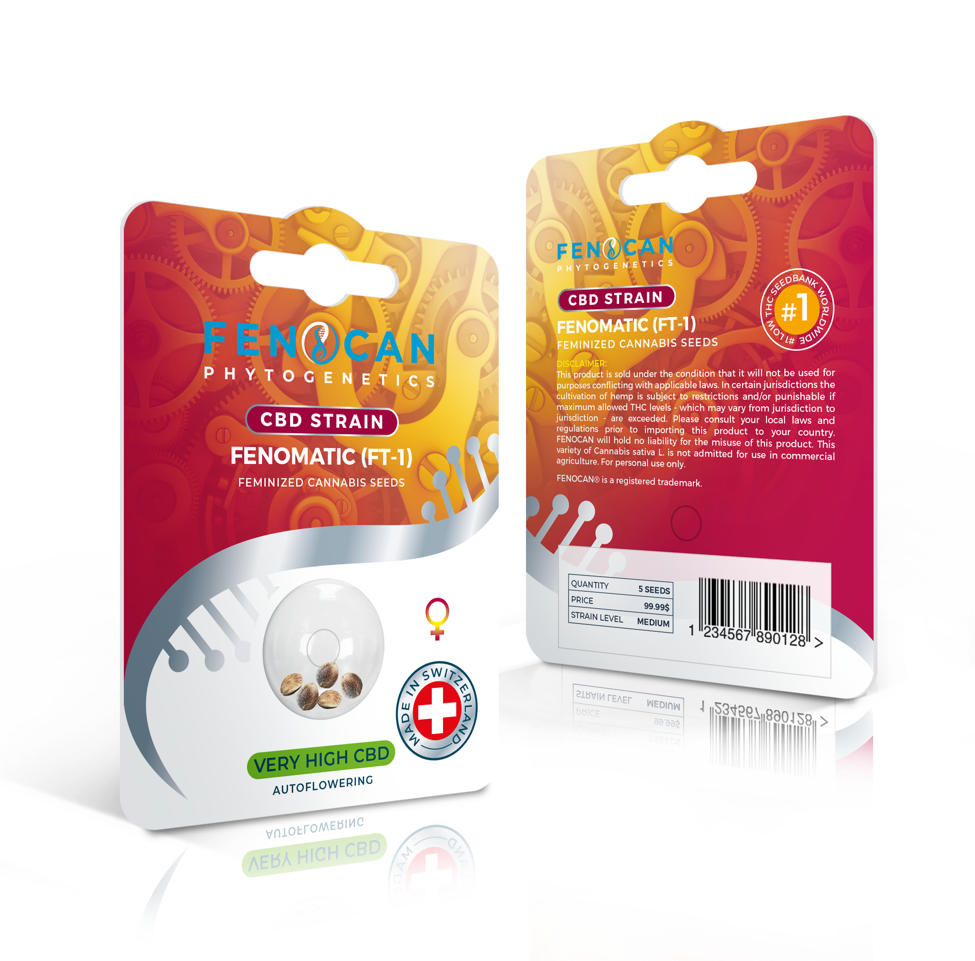 FENOMATIC CBD Samen Packung - autoflowering Sorte für selbstblühenden Anbau