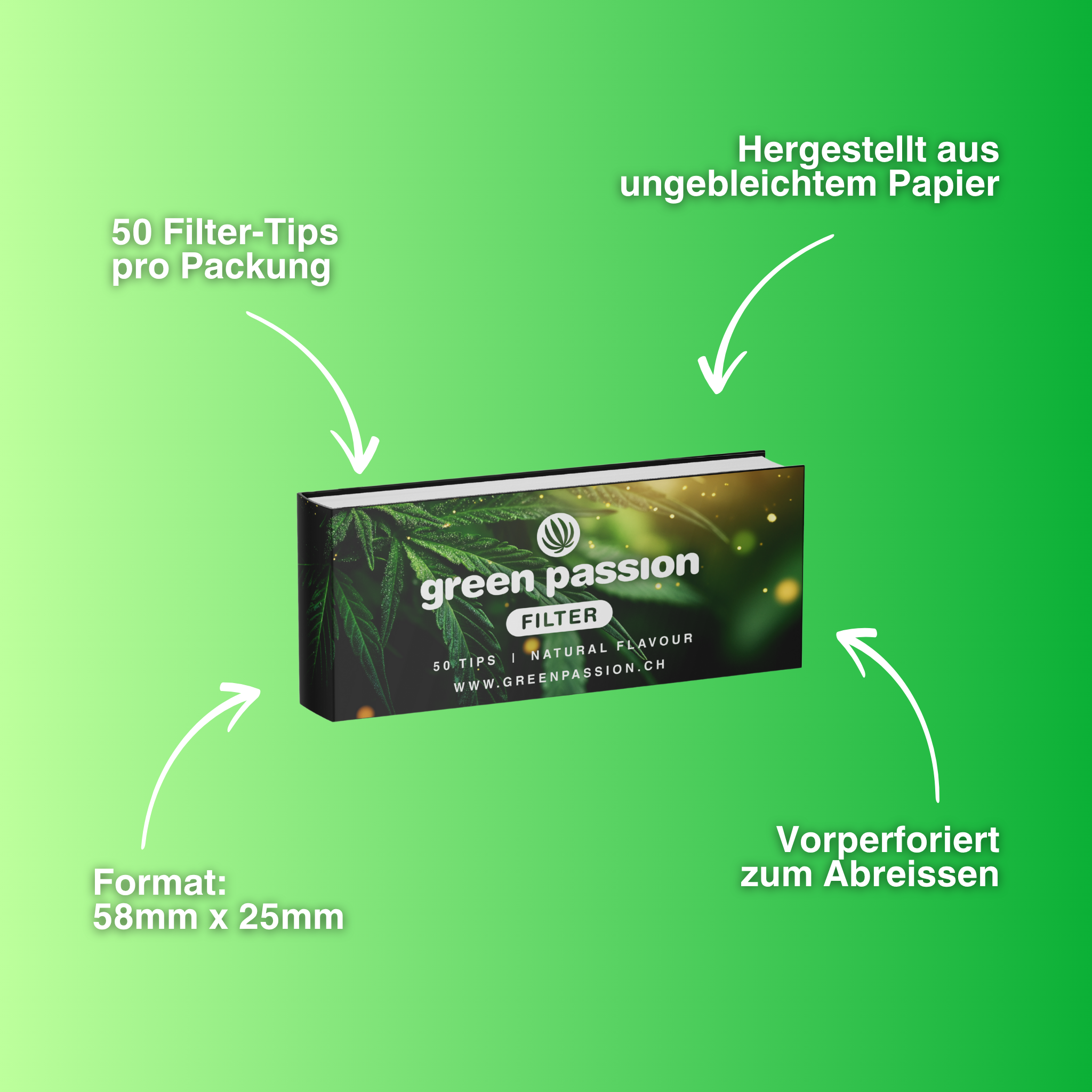 Green Passion - Filter Tips