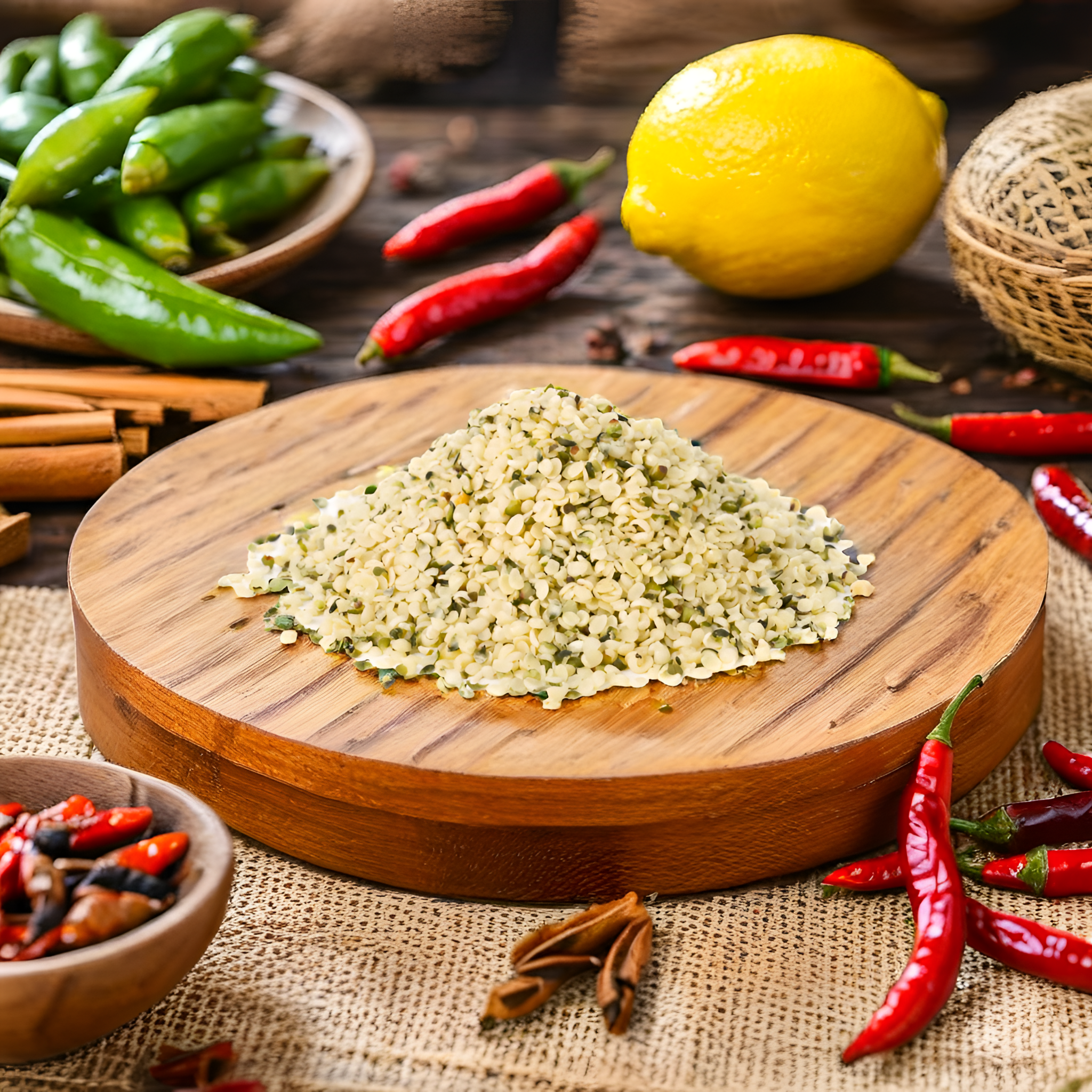 Graines de chanvre bio décortiquées de Green Passion – super-aliment de haute qualité, parfait pour une alimentation saine.