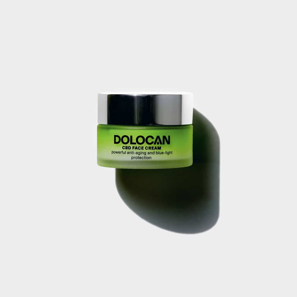 DOLOCAN Crème visage au CBD – soin naturel pour une barrière cutanée saine. Avec du CBD pour un effet apaisant et hydratant.