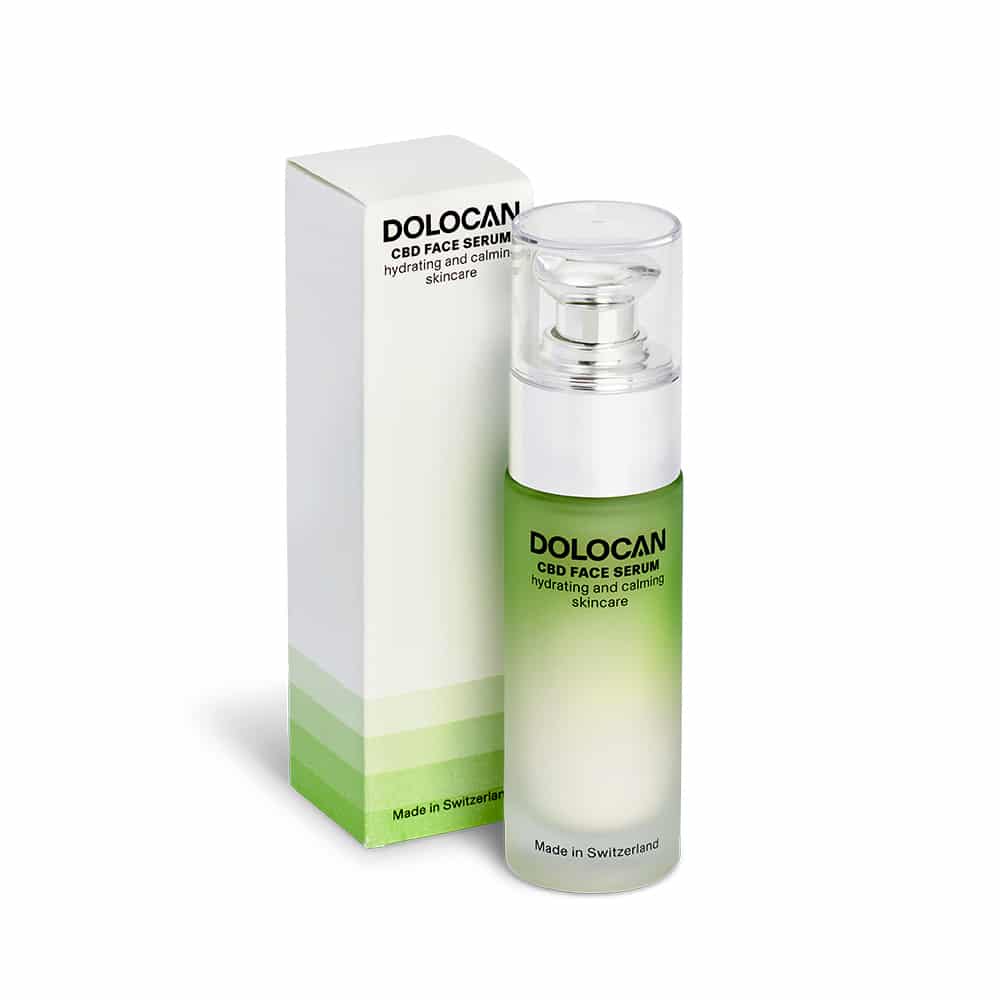 DOLOCAN Sérum visage au CBD – sérum au CBD hautement efficace pour une peau éclatante. Hydratant et régénérant pour tous les types de peau.